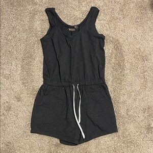 Zella Romper with drawstring waist and pockets